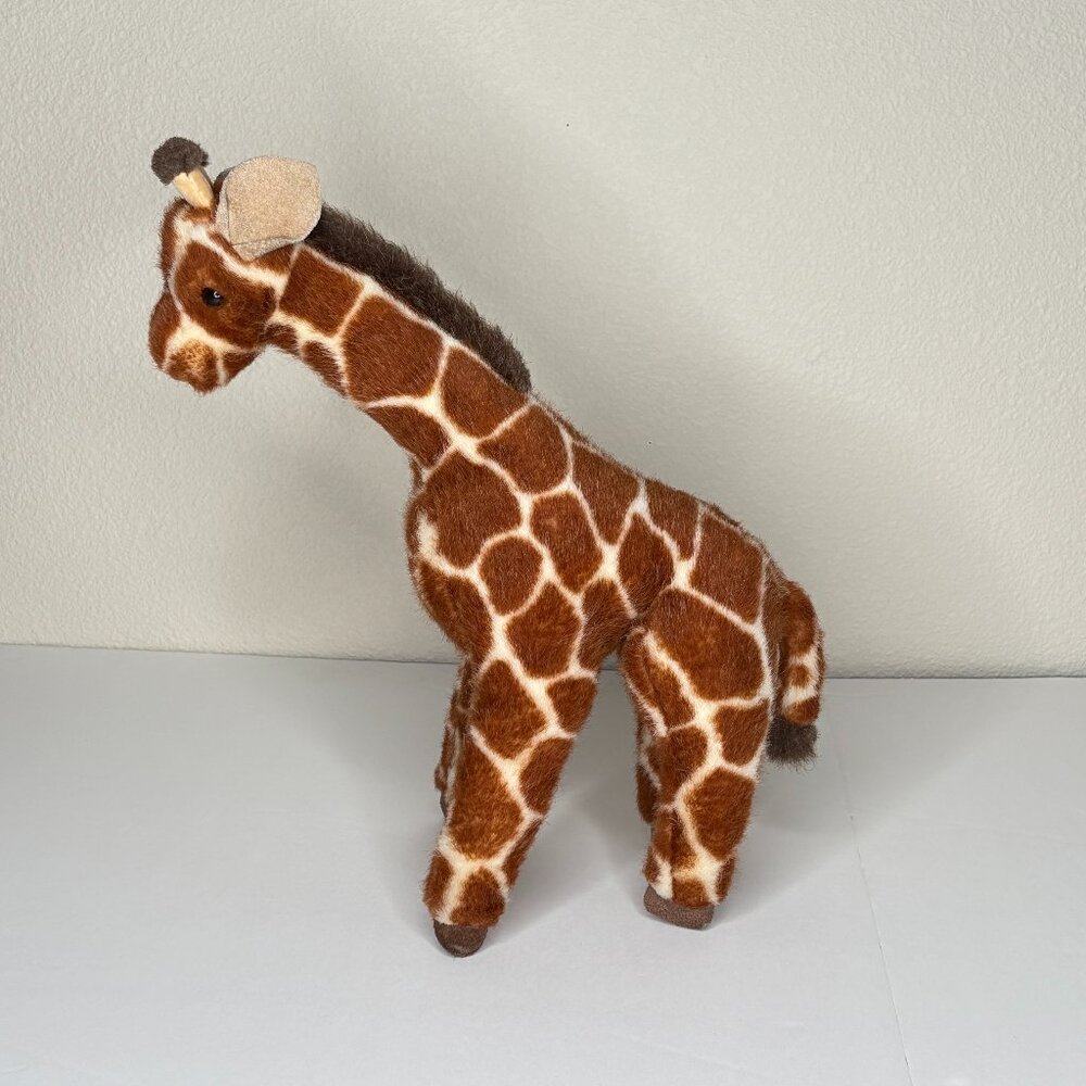 Gund Orson Giraffe Plush 14 Inch Stuffed Animal Soft Toy 1986 Suede Ears Stands